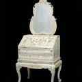 Desk on Stand, China for export, ca. 1730, ivory and zitan wood