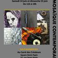 14-15 juin exposition de mosaïque contemporaine