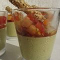 Panna cotta de courgettes à l'italienne