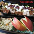 retour du bento: terrine d'hiver et poisson laqué