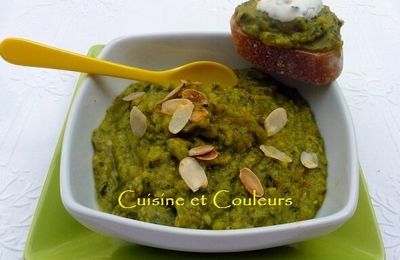 Cuisine des restes: Tartinade de courgettes au curry, inspirée par Minouchka 