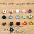 Petit nuancier cabochons en cristal 