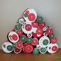 Calendrier de l'Avent 100 % récup encore avec des rouleaux en carton ! TUTO, DIY