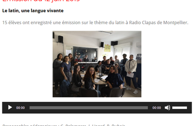 Webradio : Le latin, une langue vivante