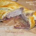 Filet mignon en croûte au confit d'oignon