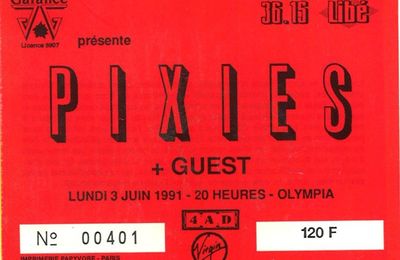 Pixies - Lundi 3 et Mardi 4 Juin 1991 - Olympia (Paris)