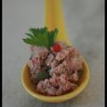 Rillettes de thon rouge épicées