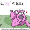 A pig birthday <3
