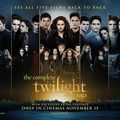 Premier poster regroupant les 5 films de la SAGA TWILIGHT