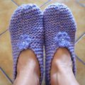 Tuto Chaussons au tricot