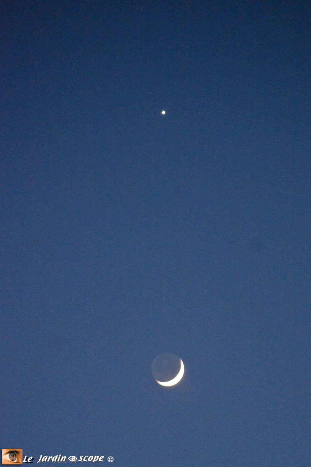La Lune et Vénus