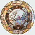 A pair of “Rockefeller Pattern” dishes, Late Qianlong (1736-1795), circa 1790-1800