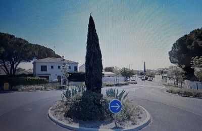 Rond-point à Le Crès