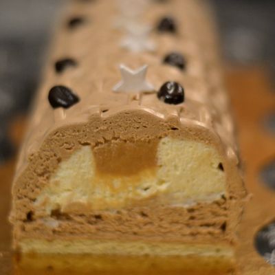 Bûche cappucino