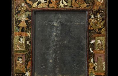 Safavid Frame Mirror, Iran, Isfahan and Europe, 1st half of the 17th century