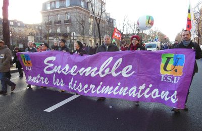 La FSU à la manifestation nationale pour soutenir le mariage pour tous