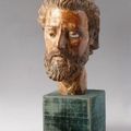 Tête de Christ. Ecole Espagnole, XVIIe siècle