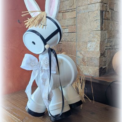 Cadeau fait main : Les petits chevaux en pots de terre