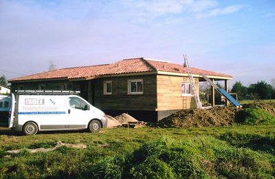 maison bois avec montage energie