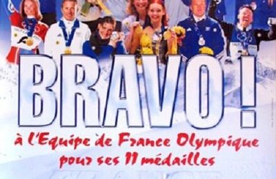 L'Equipe de France aux Jeux Olympiques de Salt Lake City en 2002