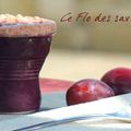 Soufflé glacé de prunes sauvages