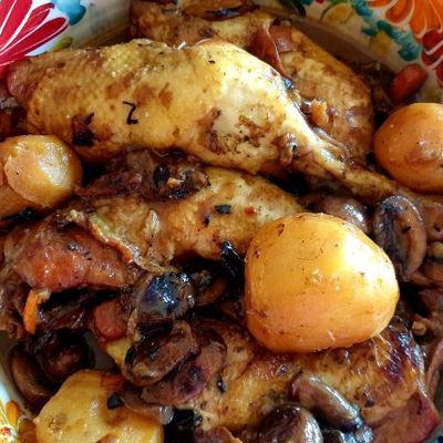 MIJOTÉ DE POULET À LA BIÈRE