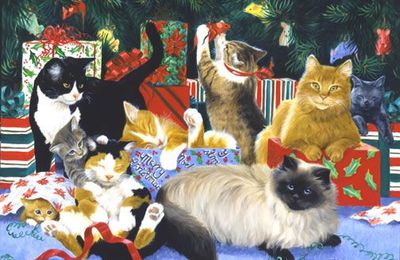 Les chats de Noël