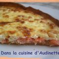 Quiche à la truite fumée