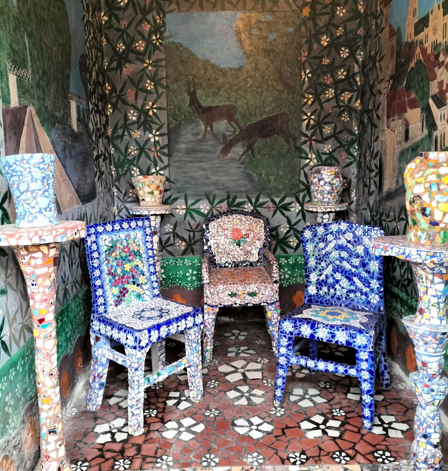 Chartres, Maison Picassiette, intérieur maison, salon, insta (28)