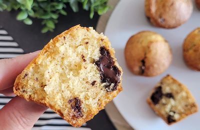 ...Muffins moelleux aux chunks de chocolat...