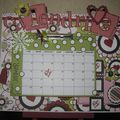 Calendrier 2007 sur canvas Calendrier 2007 sur