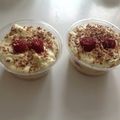 Tiramisu a la framboise et petit beure 