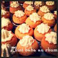 MINIS BABAS AU RHUM