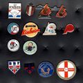 baseball pins collection from Netherlands, dutch pins and UK, english pins