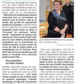 L'EXPOSITION DE SYLVIE MARTIN-PERNELLE MISE À L'HONNEUR DANS OUEST-FRANCE. 