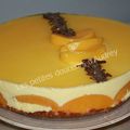 Entremet aux pêches