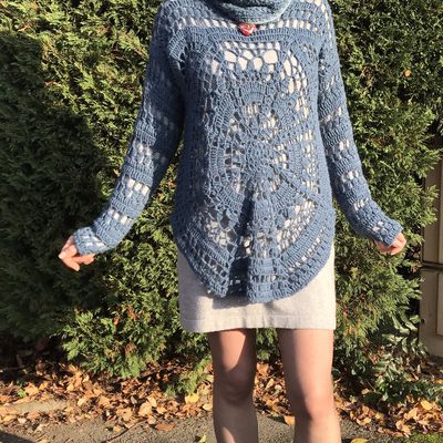 Pull au crochet