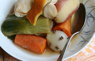 Pot-au-feu à la morue et orange 