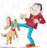 Les chiens et les cyclistes