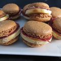 Macaron à la farine de châtaigne version salée