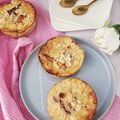Tartelettes sans pâte nectarines et amandes 