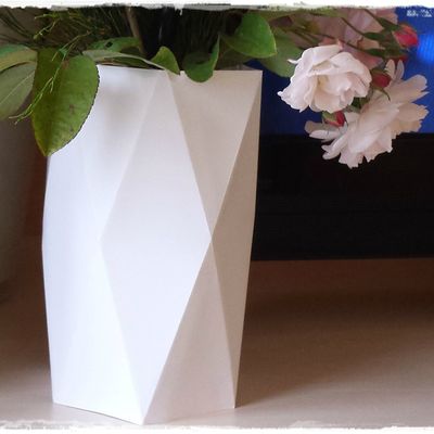 Vase en origami