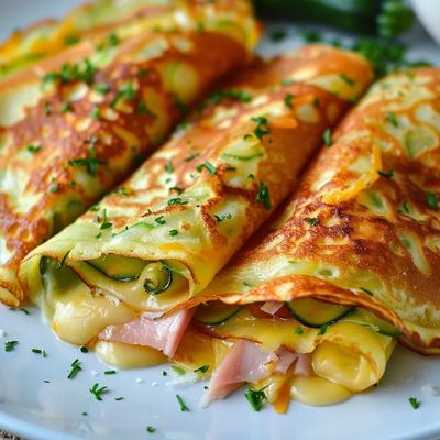 Crêpes Salées Courgette Jambon : La Recette Facile et Gourmande