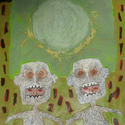 Les mangeurs de rêves - Technique mixte sur