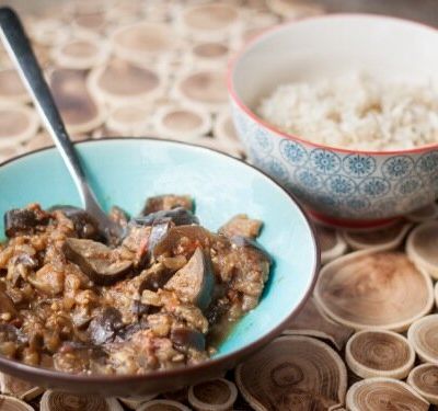 Vindaloo d'aubergines