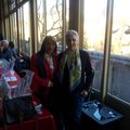 Avec mon amie Marie-Claude Mahiette à Paris.