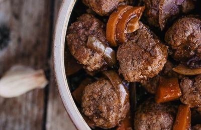 Boulettes façon bourguignon