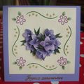Cartes brodées et 3D