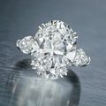 A 10.02 carats Type IIa oval brilliant-cut diamond ring