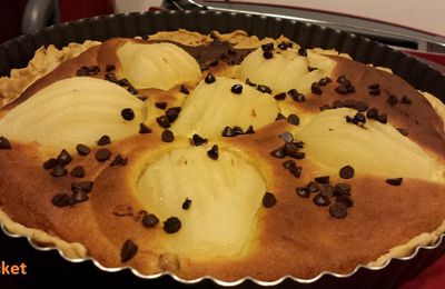 Tarte aux poires gourmandes de "A Table chez Natt"